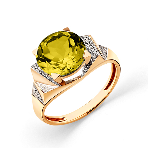 Кольцо, золото, султанит, 01-3-095-5900-011